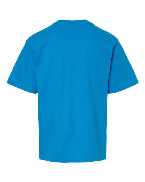M&O Youth Gold Soft Touch T-Shirt 4850 Turquoise