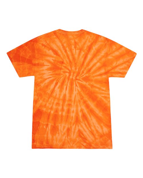 Colortone Youth Multi-Color Tie-Dyed T-Shirt 1000Y Spider Orange