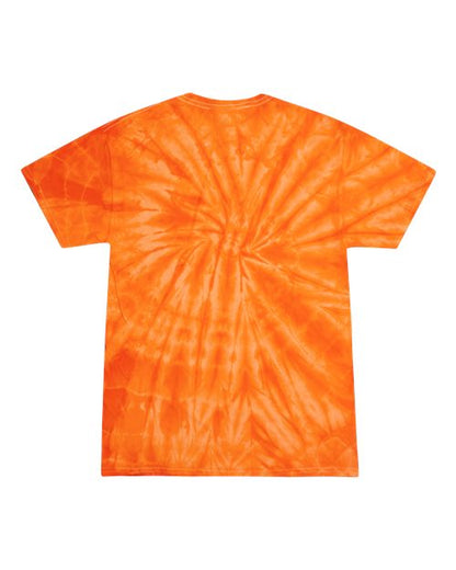 Colortone Youth Multi-Color Tie-Dyed T-Shirt 1000Y Spider Orange