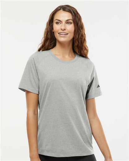 Adidas Women's Blended T-Shirt A557 Custom Embroidered Business Logo