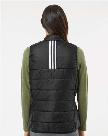 Adidas Women's Puffer Vest A573 Custom Embroidered Business Logo