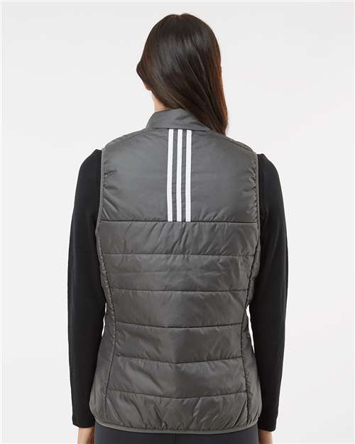 Adidas Women's Puffer Vest A573 Custom Embroidered Business Logo