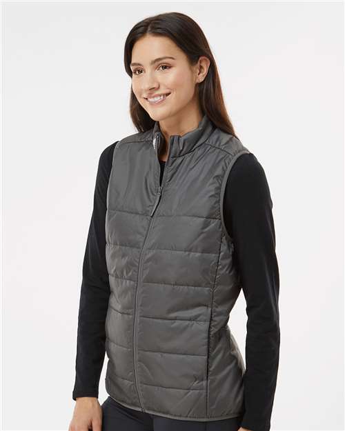 Adidas Women's Puffer Vest A573 Custom Embroidered Business Logo