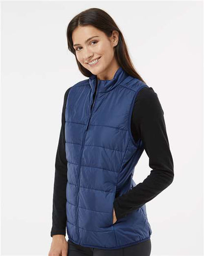 Adidas Women's Puffer Vest A573 Custom Embroidered Business Logo