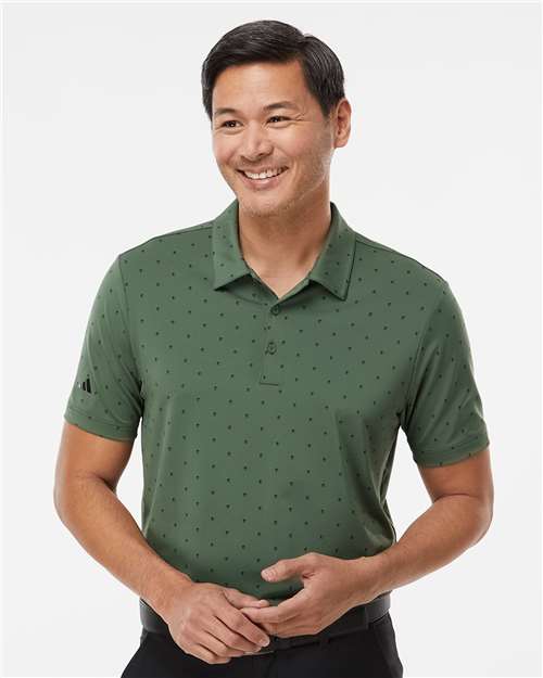 Adidas Pine Tree Polo A574 Custom Embroidered Business Logo