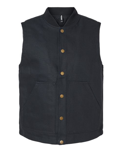 Independent Trading Co. Insulated Canvas Workwear Vest EXP560V Custom Embroidered Business Logo