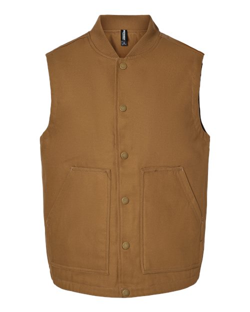 Independent Trading Co. Insulated Canvas Workwear Vest EXP560V Custom Embroidered Business Logo