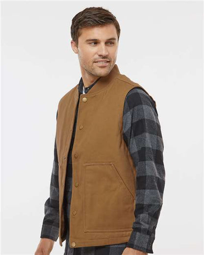 Independent Trading Co. Insulated Canvas Workwear Vest EXP560V Custom Embroidered Business Logo