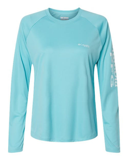 Columbia Women's PFG Tidal Tee™ II Long Sleeve 157766 Custom Embroidered Business Logo