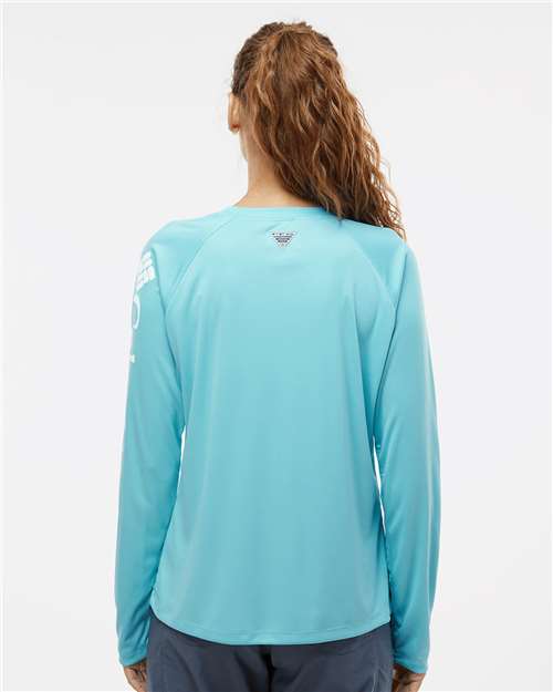 Columbia Women's PFG Tidal Tee™ II Long Sleeve 157766 Custom Embroidered Business Logo