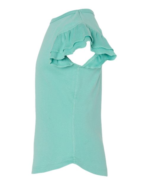 Rabbit Skins Toddler Flutter Sleeve Tee 3339