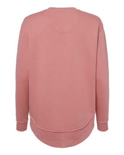 LAT Women's Weekend Fleece Crewneck Sweatshirt 3525