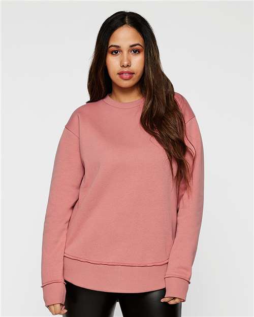 Custom Embroidered  LAT Women's Weekend Fleece Crewneck Sweatshirt 3525  