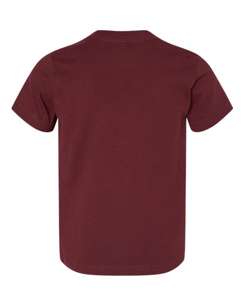 Rabbit Skins Toddler Fine Jersey Tee 3321 Maroon