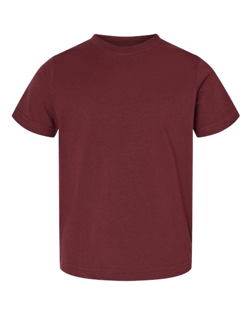 Rabbit Skins Toddler Fine Jersey Tee 3321 Maroon