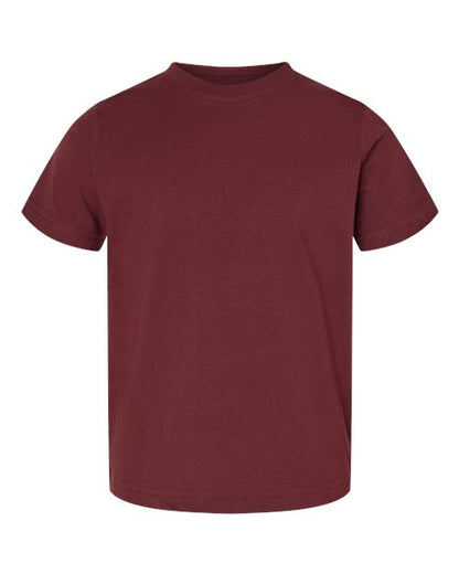 Rabbit Skins Toddler Fine Jersey Tee 3321 Maroon