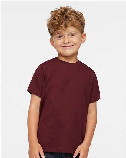 Rabbit Skins Toddler Fine Jersey Tee 3321 Maroon