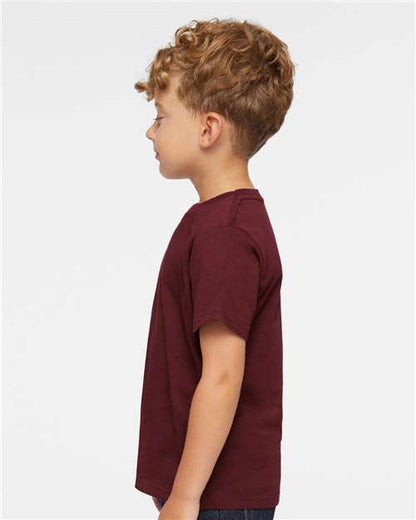 Rabbit Skins Toddler Fine Jersey Tee 3321 Maroon