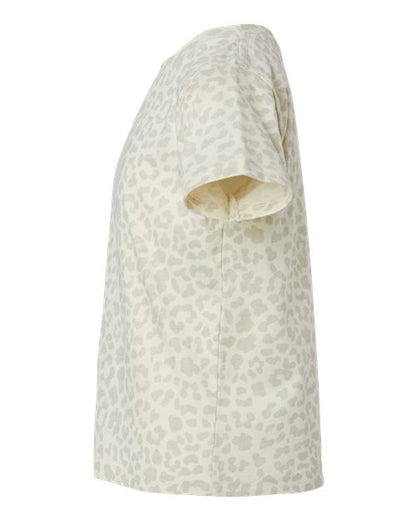 Rabbit Skins Toddler Fine Jersey Tee 3321 Natural Leopard
