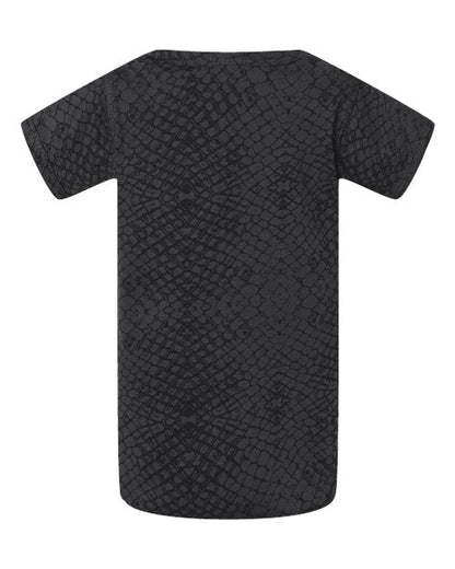 Rabbit Skins Infant Fine Jersey Bodysuit 4424 Black Reptile