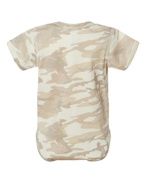 Rabbit Skins Infant Fine Jersey Bodysuit 4424 Natural Camo