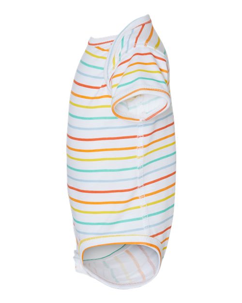Rabbit Skins Infant Fine Jersey Bodysuit 4424 Rainbow Stripe
