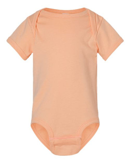 Rabbit Skins Infant Fine Jersey Bodysuit 4424 Peachy