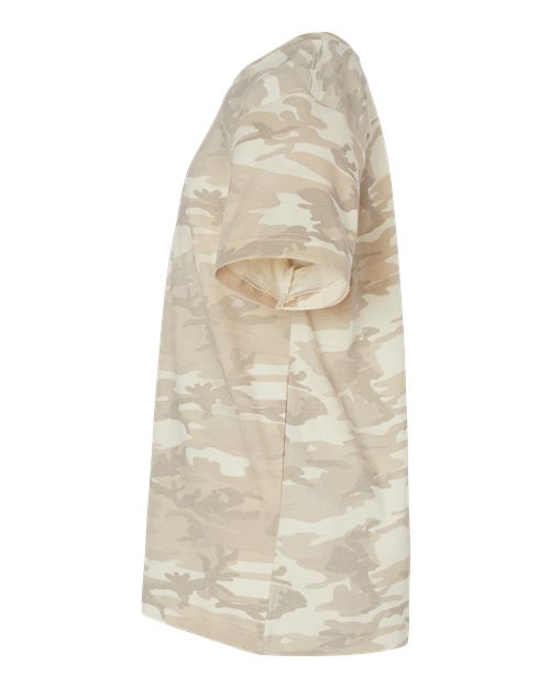 LAT Youth Fine Jersey Tee 6101 Natural Camo