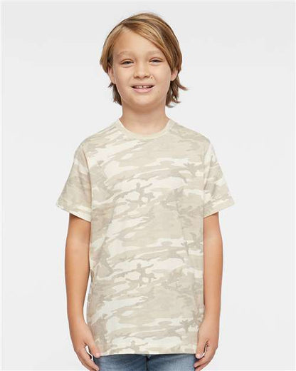 LAT Youth Fine Jersey Tee 6101 Natural Camo