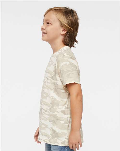 LAT Youth Fine Jersey Tee 6101 Natural Camo