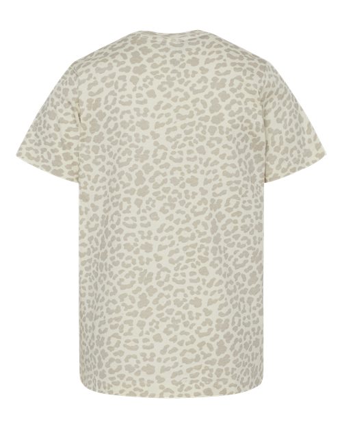 LAT Youth Fine Jersey Tee 6101 Natural Leopard