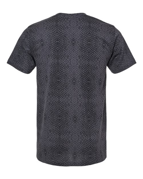 LAT Fine Jersey Tee 6901 Black Reptile