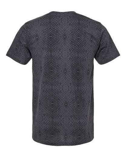 LAT Fine Jersey Tee 6901 Black Reptile