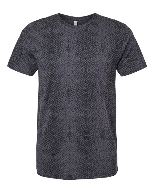 LAT Fine Jersey Tee 6901 Black Reptile