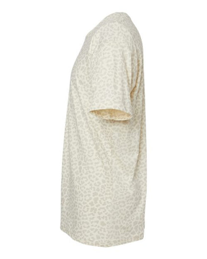 LAT Fine Jersey Tee 6901 Natural Leopard