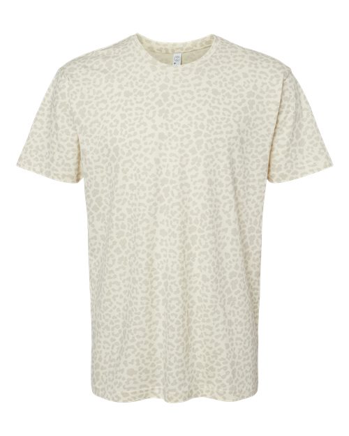 LAT Fine Jersey Tee 6901 Natural Leopard
