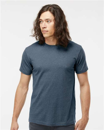 Custom Embroidered  LAT Fine Jersey Tee 6901 Vintage Denim