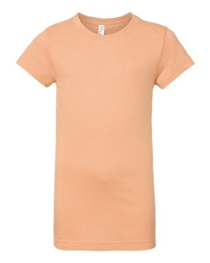 LAT Girls' Fine Jersey Tee 2616 Peachy