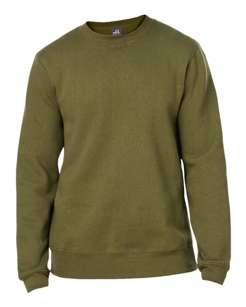 J. America Premium Fleece Crewneck Sweatshirt 8424