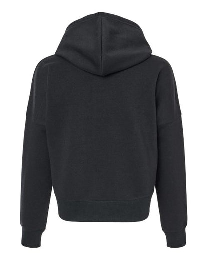 J. America Women's Crop Hooded Sweatshirt 8853