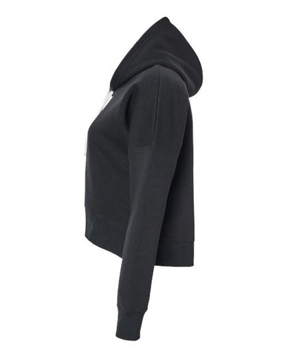 J. America Women's Crop Hooded Sweatshirt 8853
