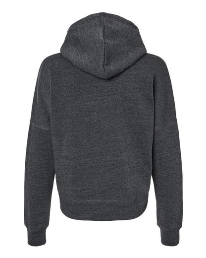 J. America Women's Crop Hooded Sweatshirt 8853