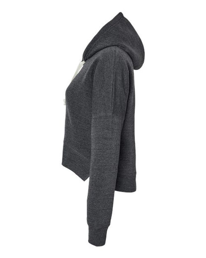 J. America Women's Crop Hooded Sweatshirt 8853