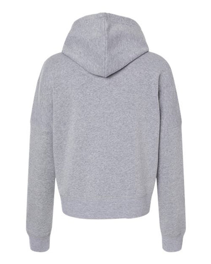 J. America Women's Crop Hooded Sweatshirt 8853