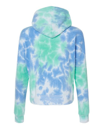J. America Women's Crop Hooded Sweatshirt 8853