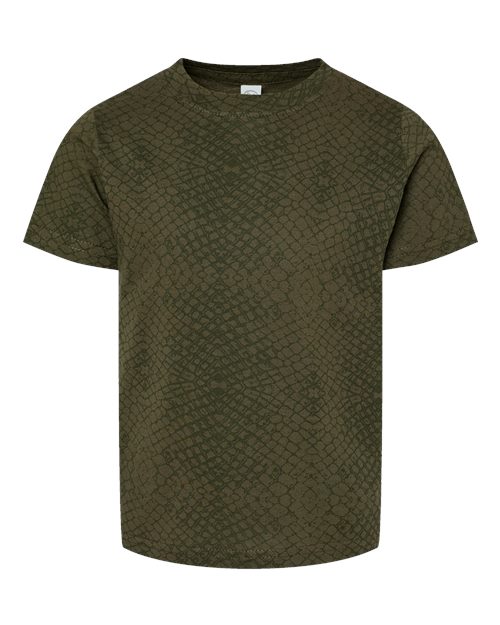Rabbit Skins Toddler Fine Jersey Tee 3321 Green Reptile