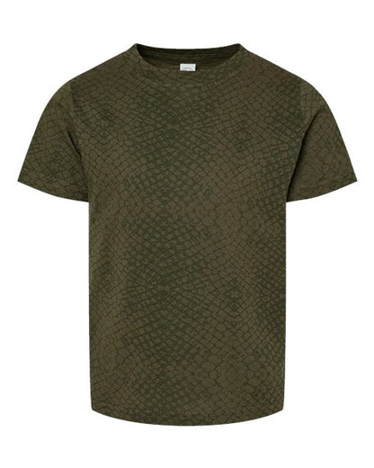 Rabbit Skins Toddler Fine Jersey Tee 3321 Green Reptile
