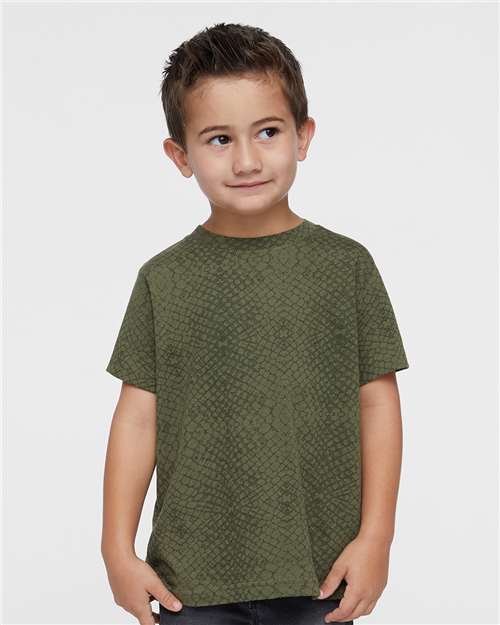 Rabbit Skins Toddler Fine Jersey Tee 3321 Green Reptile