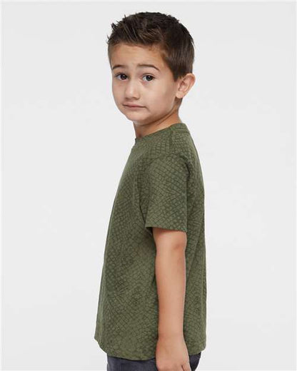 Rabbit Skins Toddler Fine Jersey Tee 3321 Green Reptile