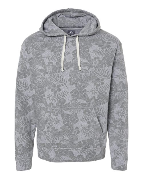 J. America Men's Triblend Fleece Hooded Sweatshirt 8871